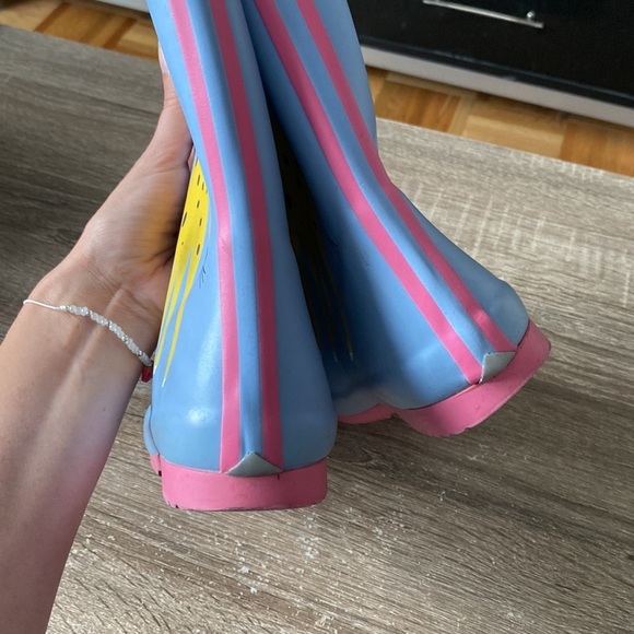 JOULES 🦒 Giraffe Rain Boots Size 3 - Picture 9 of 10